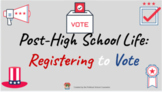 Post-Secondary Readiness Presentation: Registering to Vote Slides