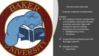 Preview of Post-Secondary Training - Part 3 - Academic Institution Considerations