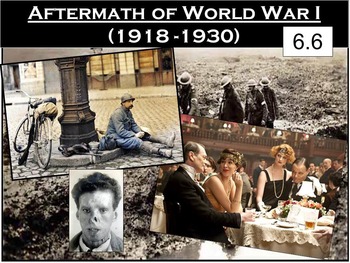 Preview of Post WWI Years Powerpoint & Notes (6.6)