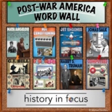Post-War America Word Wall