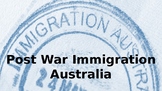 Post World War II Immigration Australia PPT