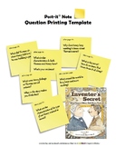 Post-it®  Note Question Printing Template