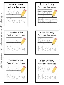 Preview of Goal Setting, "I Can. . " Statements Pre-made Post-its: Writing