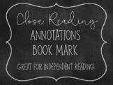 Post-it note annotations: Bookmarks