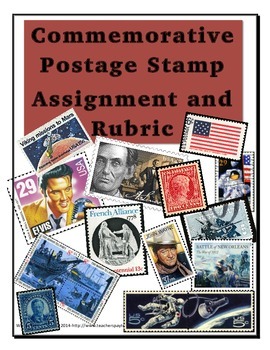 Preview of Postage Stamp Assignment and Rubric