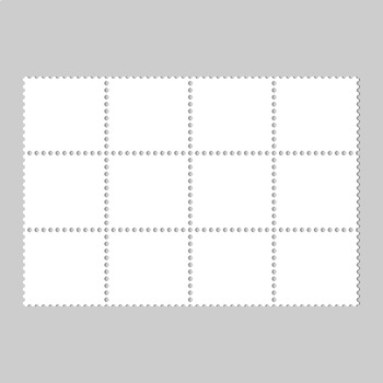 postage stamp template