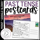 Past Tense Verbs Postcards Regular and Irregular Activity 