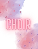 Postcard: Pastel Choir Design