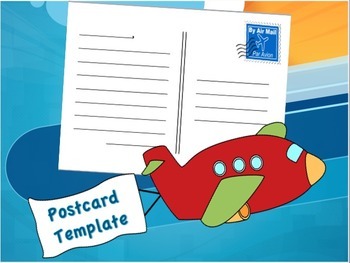 Preview of Postcard Template - editable