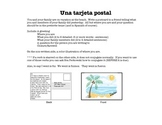 Postcard project - Avancemos 6.2