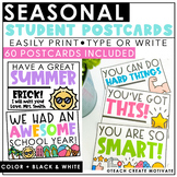 Student Postcards - Teacher Notes - Year Long Themes