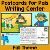 Postcards for Pals: Fall Themed Writing Activity Center St