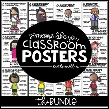 Preview of Poster BUNDLE [someone who] Scientist, Mathematician, Reader and MORE!