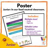 Poster: In our food-neutral classroom - Junior (Plus bonus