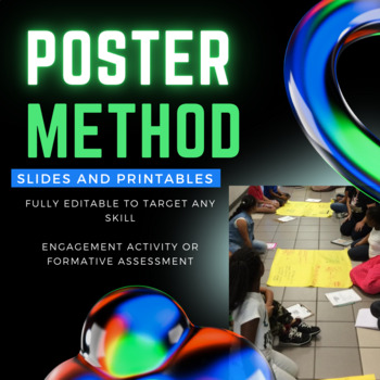 Preview of Poster Method Slides and Printables
