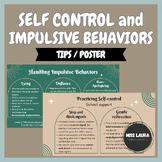 Poster/Tips about SELF CONTROL and IMPULSIVE BEHAVIORS (Ex