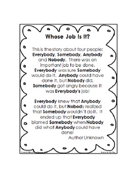 Poster: Whose Job Is It? by Schoolhouse Treasures | TpT