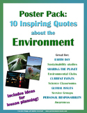 Poster and Activity Pack: Environmental / Earth Day Quotes