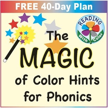 Preview of FREE 40-Day Plan: The Magic of Color Hints for Phonics