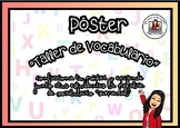 Póster “taller de vocabulario”