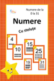 Postere cu numere 0 - 31 pentru clasa stelutelor