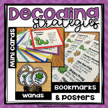 Guided Reading Strategies Posters and More - Chevron