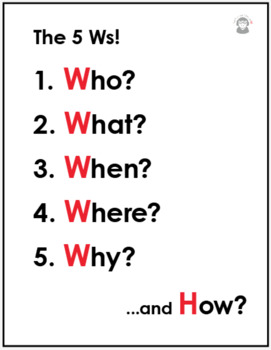 Posters: 5ws, BME and Problem & Solution *Freebie* by TLC | TpT