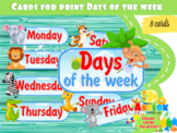 Posters Days of the week