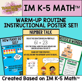Posters…Math Warm-Up Routines! Aligns with IM K-5 Math™