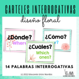 Posters Question Words Spanish Carteles Interrogativas Flo