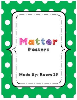 Preview of Posters: Science-Matter
