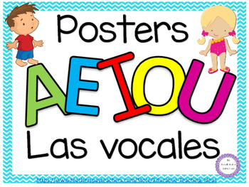 Posters Vocales by Educative Teaching Ideas | Teachers Pay Teachers