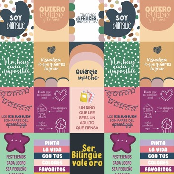 Posters con frases positivas en español by Lucia super poderosa | TPT