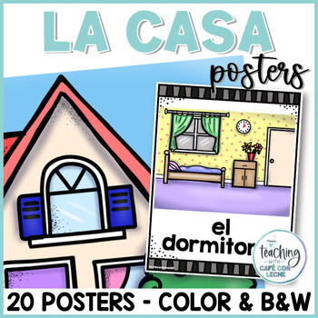 Pósters de la casa / House Posters in Spanish