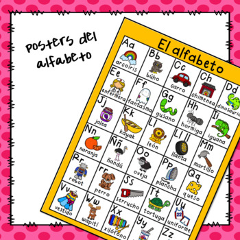 Posters del Alfabeto by Ser Bilingue Rocks | TPT