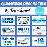 Classroom Motivational Posters - Blue Theme