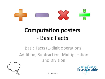 Preview of Posters for Computation - Basic Facts (summary posters)