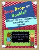 Posters for Rules on adding Suffixes "ed" and "ing"