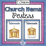 Posters of Catholic Mass Objects {Blue}