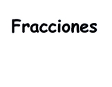 Posters of fractions in Spanish halves-hundredth