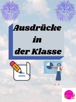 Preview of Posters on German Classroom Expressions: Ausdrücke in der Klasse