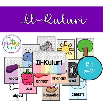 Posters tal-Kuluri by myprimaryclass | Teachers Pay Teachers