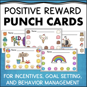 Positive Reward Punch Cards by Fishyrobb Teachers Pay 