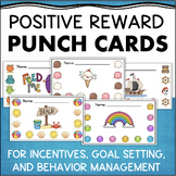 Reward Punch Cards for Positive Behavior Management, Incen