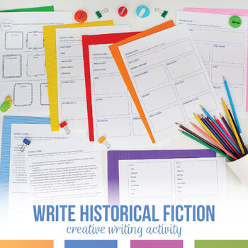 Preview of Historical Fiction Writing Activity | Creative Writing for Historical Fiction