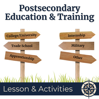 Preview of Postsecondary Education and Training Lesson & Activities