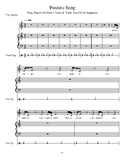 "Posture Song" Score including Digital Copy via Email