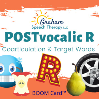 Preview of Postvocalic R: Coarticulation & Target Words BOOM Card™