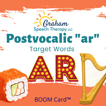 Preview of Postvocalic "ar" Target Words BOOM Card™