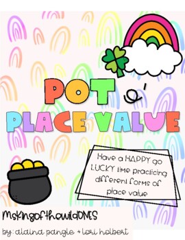 Preview of Pot o' Place Value Craft